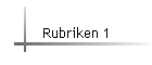 Rubriken 1